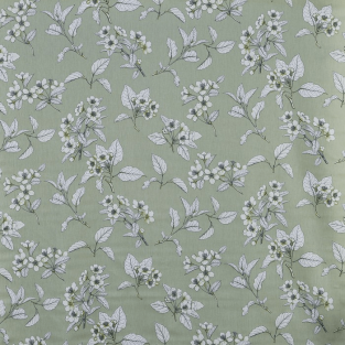 Prestigious Cherry Blossom Kale Fabric